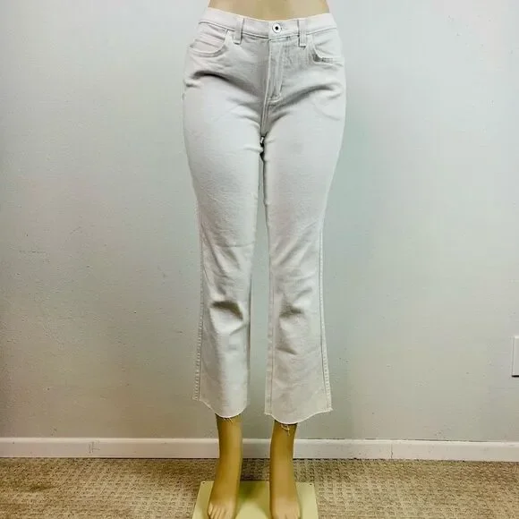Y2K London Jean Cropped Straight Leg Denim Jean - Picture 7 of 15